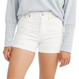 Levi’s Mid Length Women’s Shorts In Chalk White: 32 (14) - $55 Retail